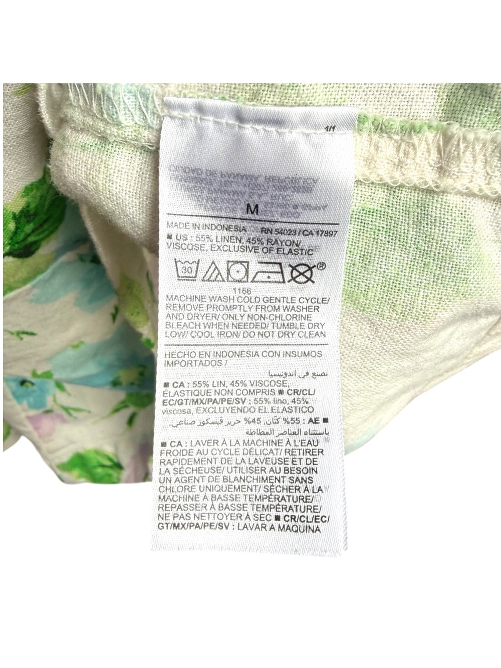 Old Navy Linen Blend Fit N Flare Midi Dress Size Medium Sleeveless Modern Hour - Picture 15 of 16